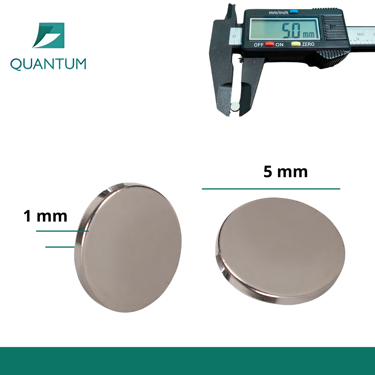 Imán de Neodimio Redondo 5x1mm