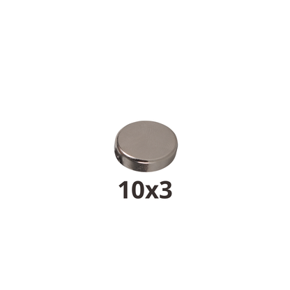 Imán de Neodimio Redondo 10x3mm
