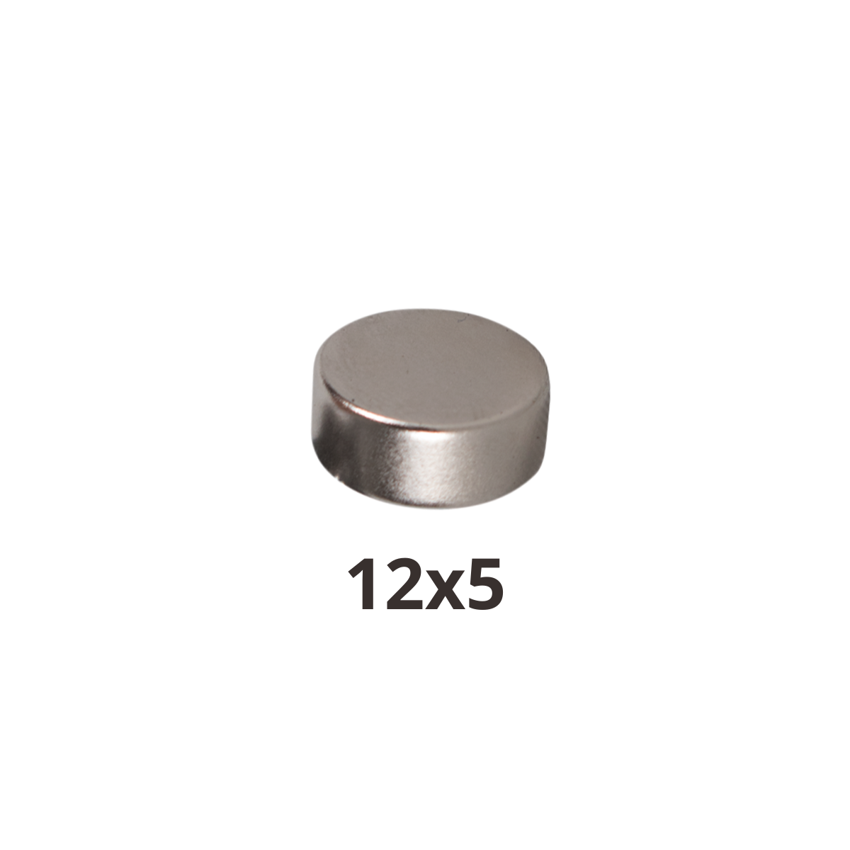 Imán de Neodimio Redondo 12x5mm