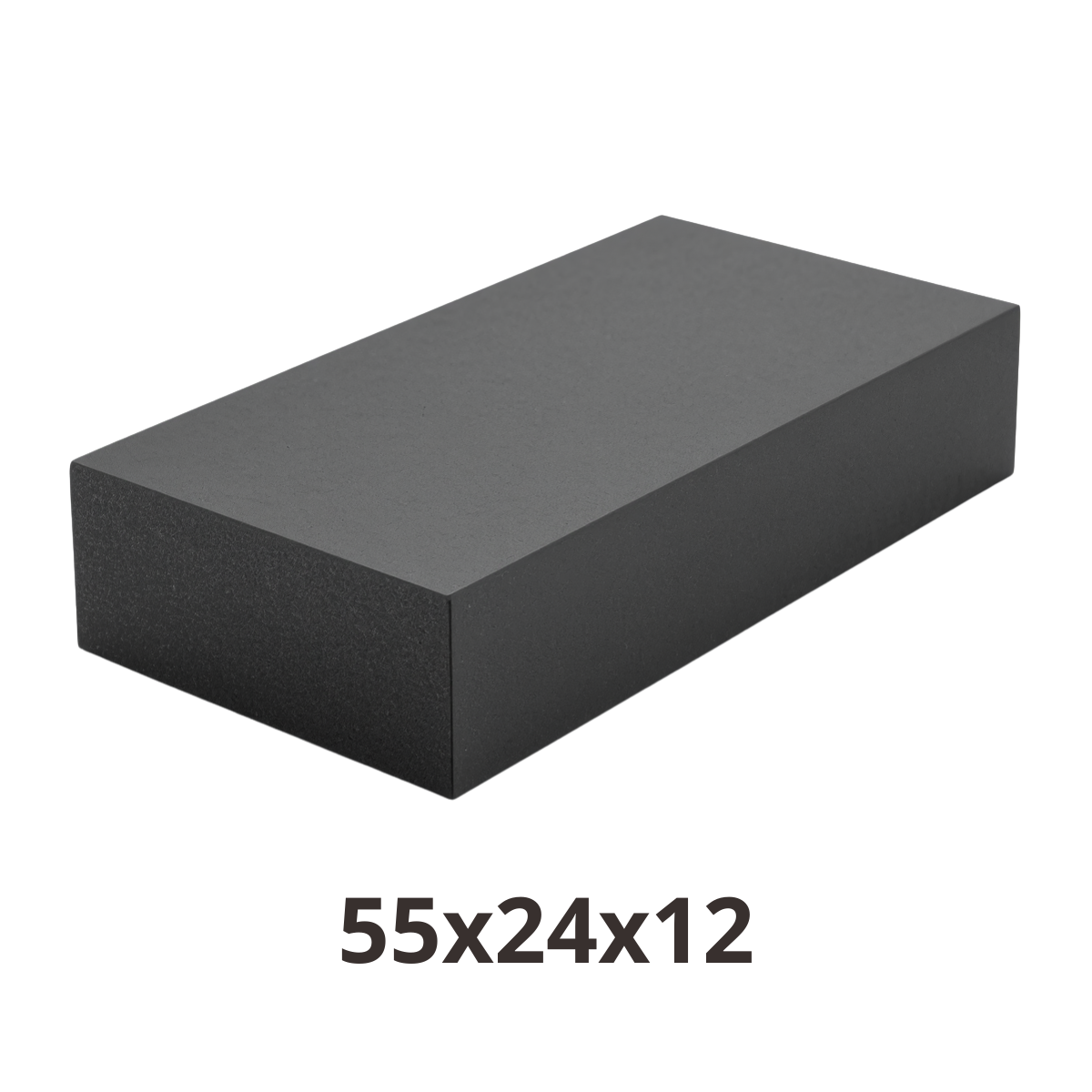 Imán de Ferrita Rectangular 55x24x12mm