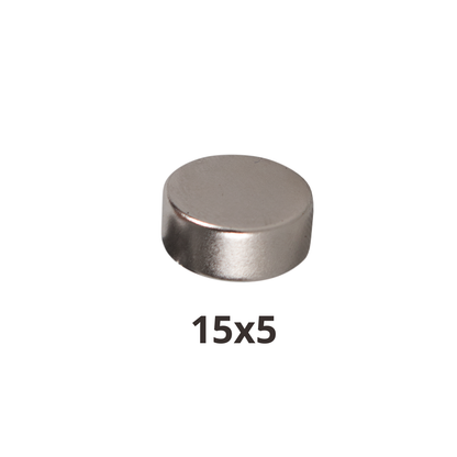Imán de Neodimio Redondo 15x5mm