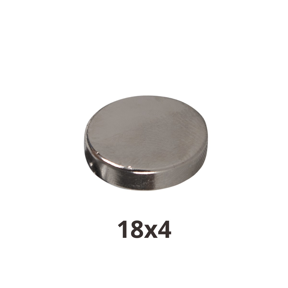 Imán de Neodimio Redondo 18x4mm