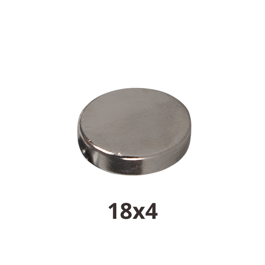 Imán de Neodimio Redondo 18x4mm