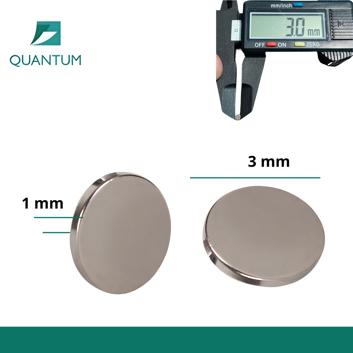 Imán de Neodimio Redondo 3x1mm