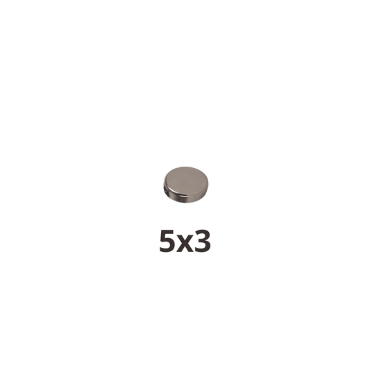 Imán de Neodimio Redondo 5x3mm