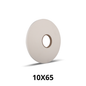 Cinta Doble Cara Espuma de Polietileno Liner Blanco 10mmx65M