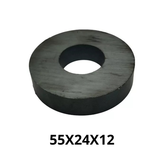 Imán de Ferrita Dona Anillo 55x24x12mm