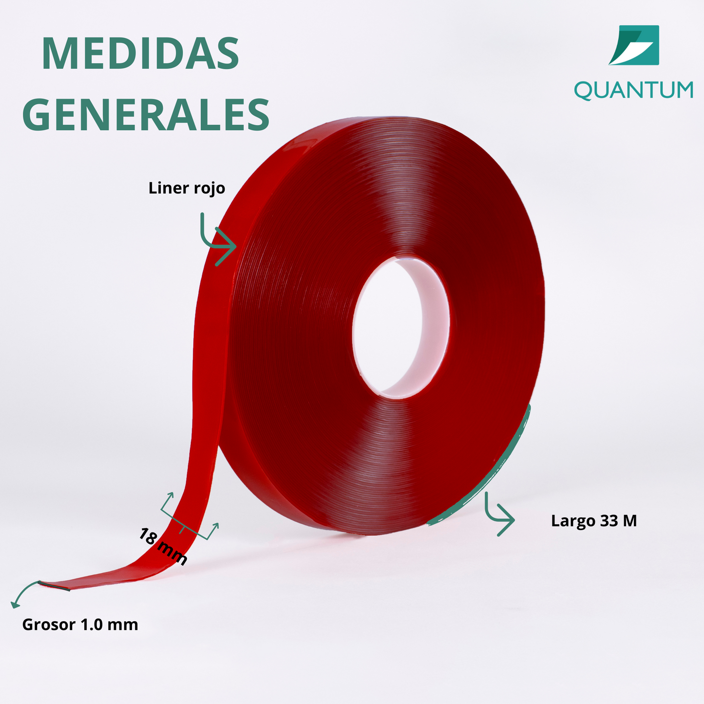 Cinta Doble Cara Espuma Acrílica 18mmx33M