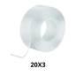 Cinta Doble Cara Nano Tape Lavable Transparente 20mmx3M